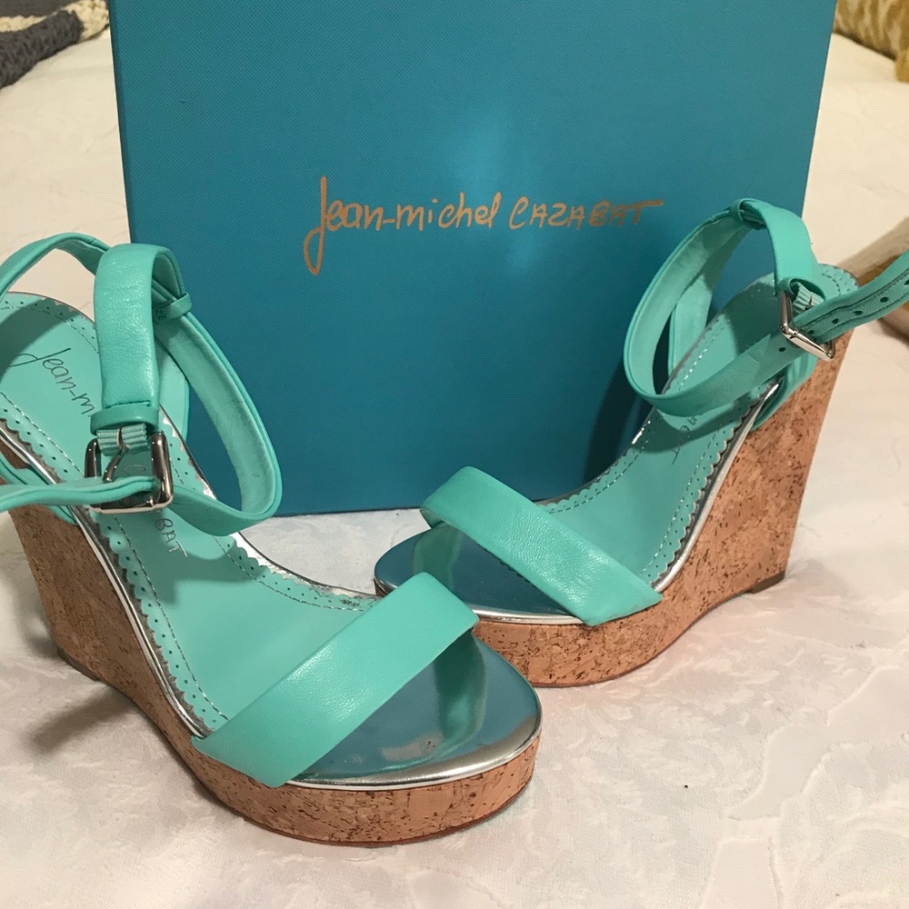 Jean-Michel Cazabat Turquoise wedges